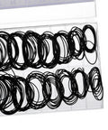 180 Pcs Watch Gasket O Ring Kit With 18 Sizes Waterproof Rubber Seals for case repair in a clear box