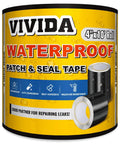 Waterproof Patch And Seal Tape 4 Inch By 10 Feet For Outdoor Use And Underwater Leak Repair Ideal For Pools And Plumbing Black 1 Roll