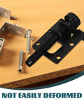 Heavy Duty Adjustable Furniture Leveling Feet With Right Angle Design, Four Pack, Anti Slip PVC and Steel Cabinet Feet close-up