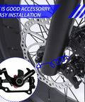 Aluminum Alloy Mechanical Disc Brake Caliper Set For Front And Rear Universal Fit For Folding Road Mountain And BMX Bikes