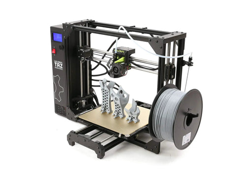 TAZ Workhorse Pro 3D Printer With Premium E3D Hot End And Belt Driven Z Axis For Fast Cycle Times Plus Smart Backlash Compensation Delivering Hella Smooth Prints Anytime