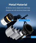2x Barlow lens with metal body, aluminum drawn tube, part of the 4mm 10mm 23mm Eyepiece Set With 2x Barlow Lens For 1.25 Inch Tubes.