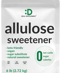 Sweetener 6 Pounds Natural Sugar Substitutes No Aftertaste Keto Friendly Vegan Zero Net Carb Zero Calorie packaging