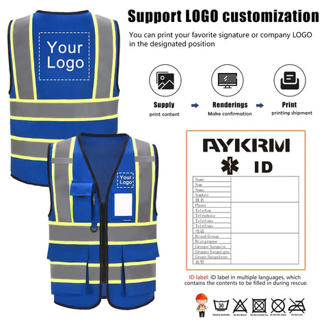 Top Shelf High Visibility Safety Vest With Heavy Duty Reflective Tapes Built Different For Construction Crews And Road Workers Who Want Straight Fire Visibility featuring custom logo design.