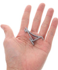 Heavy Duty Aluminum Refrigerator Shelf Clips And Freezer Shelf Hooks For Home And Commercial Use, silver clip on hand