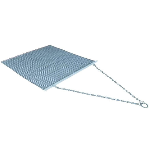 Heavy Duty Zinc And Steel Mesh Field Drag Mat For Surface Leveling With Tow Chain And Tow Ring, for driveways and fields