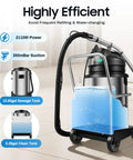 Badass Commercial Carpet Cleaner 60L 3 In 1 Industrial Steam Vacuum For Hotels showing 2110W power and dual tanks.