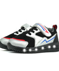 Light Up Toddler Boy Kicks Size 9 Easy On Hook And Loop Straps Breathable Mesh Upper Quick Dry Non Slip Lightweight Sole