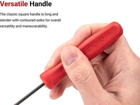 Hand holding Probe Set Three-Piece Pro Grade For Precision Work With Narrow Blunted Tips Fits 1/16, 1/8, And 3/16 Inch Holes