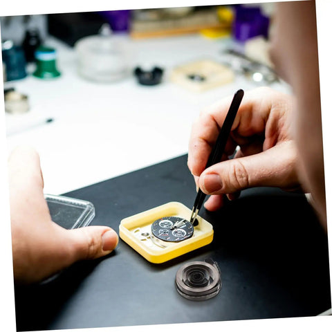 Coil Spring For Mechanical Clock Repair And Vintage Alarm Clock Quill Spring Assembly with hands repairing clock mechanism