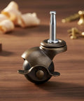 Heavy Duty 1.5 Inch Ball Casters With Secure Lock Brake Furniture Movers Set Of 4 Smooth Polyurethane Rollers for easy sofa movement.