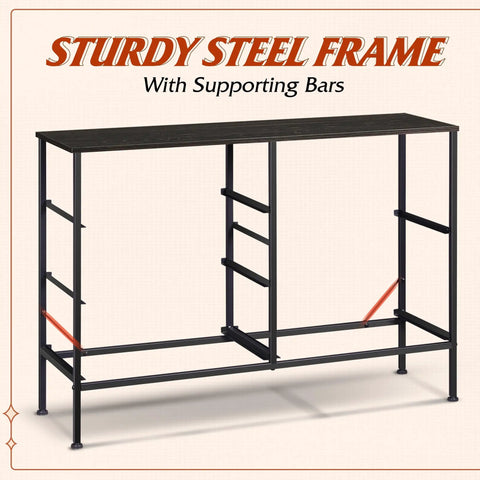 Roomy Five Drawer Fabric Dresser For Bedroom And Living Room Storage with sturdy steel frame and wood top support.
