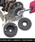 Ford Engine Timing Tool Kit For 4.6L 5.4L 6.8L V8 Engines with camshaft positioning tool in use