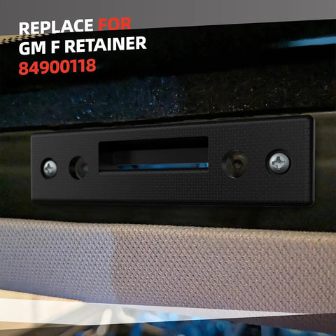 Rear Moonroof Latch Replacement Rev 2 For GM F Retainer 84900118 Sunroof Lock installed close-up view