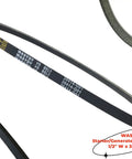 EZGO TXT Gas Starter And Drive Belt Kit For Golf Carts 1994 To 2013 With 295cc And 350cc Robin Engines OEM 72054G01