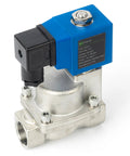 Beefed-Up High Pressure 24V DC Solenoid Valve In Stainless Steel For Industrial Use, 100 Bar Capacity, Extreme Temperature Range -76F to 248F