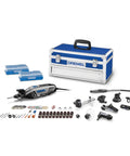 Badass Versatile Rotary Tool Kit With Flex Shaft And Heavy Duty Bench Vise Including Sixty Four Tough Accessories and attachments