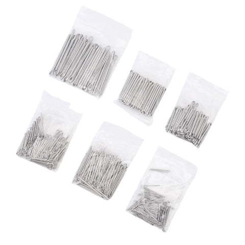 410 Piece Cotter Pins Set With 6 Sizes Must Have Heavy Duty Hardware Kit for Trucks and Machinery in clear bags