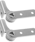 Smooth Action KALLORY 2 Piece 304 Stainless Steel Shaft Hinges with 90 Degree Torque 2.0 Nm Friction Damping