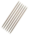 Six Pack Automatic Door Spring Closers For Entry Doors And Drawers With Spring Loaded Mechanism, Durable Bent Metal Tube, set of six springs