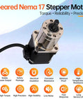 Geared Nema 17 Stepper Motor With Integrated Planetary Gearbox 2 Phase 1.8 Degree Step 0.55 Nm High Torque Bipolar