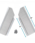 High Flow Inside Miter Kit Gutter Guard 3 Pack For 5 Inch Gutters Stainless Steel 8 Mesh Micro Mesh Design Pre Cut Fit Easy Install