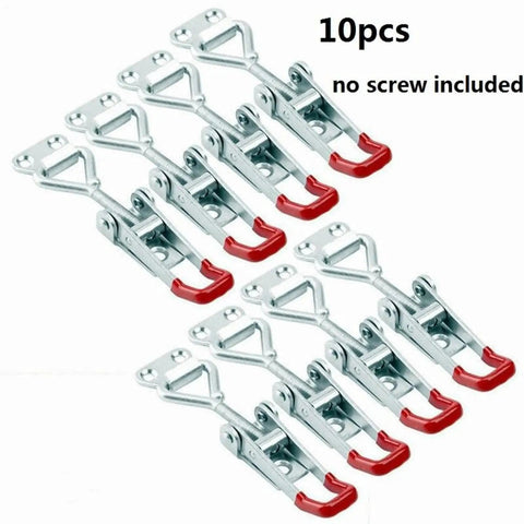 Heavy Duty Toggle Latch Set For Cabinets Doors Boxes Drawers And More 10 Piece Woodworking Hardware Kit