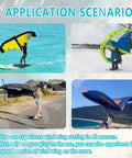 Dope Handheld Foil Wing Kite Set For Wing Foiling 4m2 5m2 6m2 Inflatable Windsurfer Kite with various application scenarios.