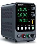 Pro Grade DC Bench Power Supply With Encoder Knob And Memory Recall, OCP Alarm, Adjustable 0 To 30 Volts And 0 To 5 Amps
