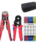 Must-Have Ferrule Pin Terminal Connectors With Mini Adjustable Ratchet Pliers For Square And Hexagon Crimping Perfect For Electricians and Household DIY Projects That Save Time And Effort While Delivering Precise Results, 1020pcs kit