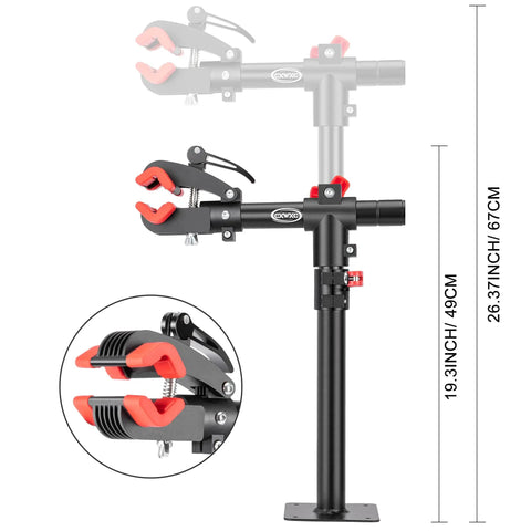 Bench Mount Bike Repair Stand For Home Shop And Mechanics, Pro Grade E Bike And Mountain Road Bike Work Stand Rack
