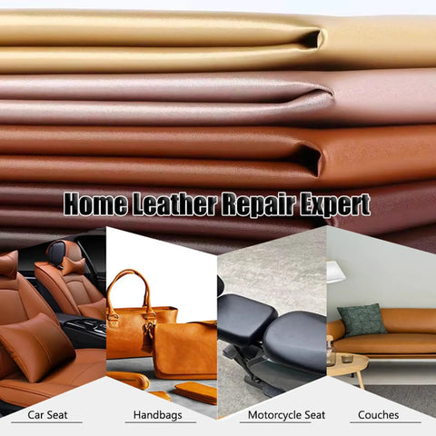 Texture Leather Repair Patch Kit For Car Seats, Sofas, Boats, Chairs And Handbags, Easy No Sweat Quick Fix, Waterproof PU Patch