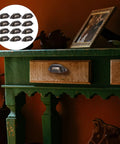 12 Pack Old School Vintage Iron Drawer Knobs And Cabinet Pull Handles With Classic Curved Design For Wardrobe Dresser