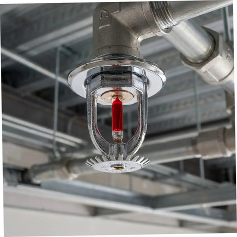 Top Tier Fire Sprinkler Head Set With Quick 155 Degree Trigger And Upspray Water Design Using Half Inch Threads For Homes Or Shops - ceiling mounted sprinkler.