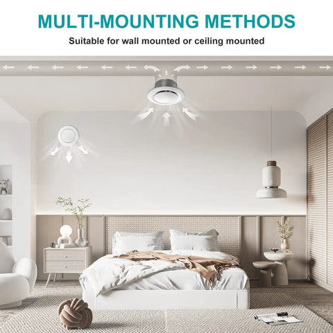 6 Inch Adjustable Round Soffit Vent Cover With ABS Plastic White Ceiling Vent For Living Room Attic Bathroom And Kitchen Opening Size 5.66 Inches Durable DIY Friendly Easy Install Home Ventilation Accessory