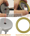 Compressor Piston Kit Replacement For Craftsman Dewalt Porter Cable Air Pump Connecting Rod Set Oil Free Piston Assembly