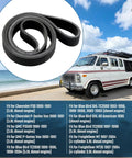 Serpentine Drive V Belt Replacement Fits Chevrolet P30 P Series GMC P3500 P Series Vans Blue Bird TC2000 SHL Freightliner MT