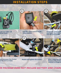 Installation steps for Electric Bike Conversion Kit 250W Brushless Motor And Controller For E Bike 48V 36V Kits