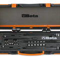 Pro Grade Universal Ball Bearing Extractor Set For Safe Easy Bearing Removal In Housings With Half Round Tips in case