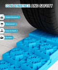 Heavy Duty Rv Leveling Blocks 12 Pack With Velcro Straps Interlocking Stackable Jack Pads For Camper Travel Trailer Adjustable Height No Sweat Setup Rock Solid Blue under a tire on the ground.