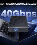 Blazing Fast External Ssd Enclosure For M2 Nvme Drives Featuring Usb 4 And Thunderbolt 4 with 40Gbps transfer speed.