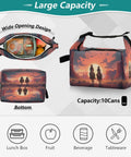 Cowboy Ride Desert Theme Insulated Lunch Bag With High Capacity Tote For Work Picnics And Camping Leakproof Reusable Cooler