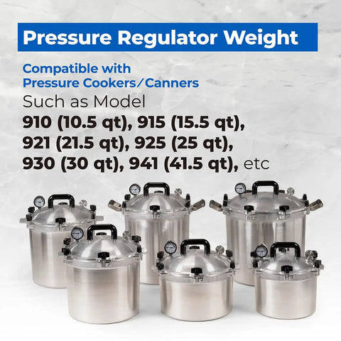 Pressure Regulator Weight For All American Pressure Canners 10.5 Quart Through 41.5 Quart Fits 910 915 921 925 930 941 Models