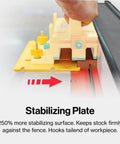 Absolute Beast Mode 3D Pushblock For Boss Level Safety On Router Tables And Jointers Delivers smooth feed control with stabilizing plate.