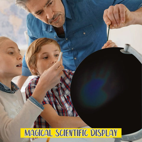 Kids and teacher using Three Pack Heat Sensitive Sheets 6x6 Inch Color Changing Temperature Sheets For Science Experiments 24 To 34 C.