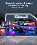 80 Inch Led Poster Display Straight Fire Visuals For Commercial Digital Signage with vibrant car visuals on seamless screen.