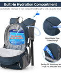 Unisex 20L Lightweight Waterproof Hiking Backpack For Men And Women All Day Comfort With Breathable Ergonomic Back Panel, hydration design