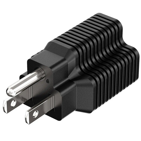 All In One NEMA Power Adapter Plug And Play Converts 125V 15A Household To 250V 20A NEMA T Blade For EV Charging And Heavy Duty
