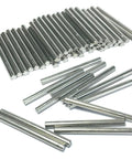 52 Piece 4Mm By 50Mm Dowel Pins Set In 304 Stainless Steel Built For DIY Shelves And Bunk Beds M4 Dowel Pins With Tight Ground Tolerances