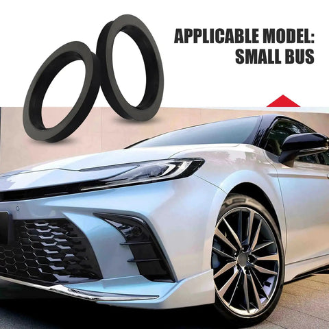Dead Silent 4 Piece Hub Centric Rings Adapter Kit OD 73 1 MM To ID 60 1 MM Plastic Wheel Centering Collars on small bus.